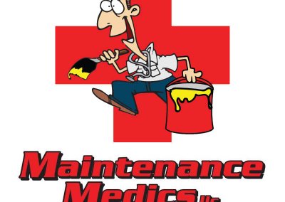 maintenance medics painting logo